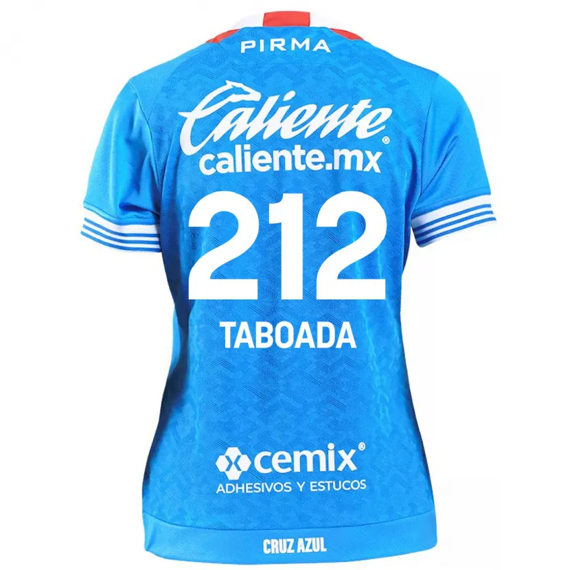 Danxen Dětské Víctor Taboada #212 Modrá Obloha Domů Hráčské Dresy 2024/25 Dres