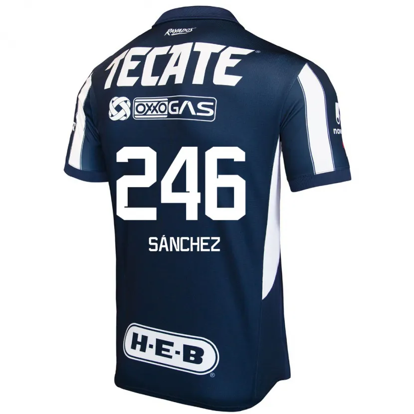 Danxen Dětské Diego Sánchez #246 Modrá Červená Bílá Domů Hráčské Dresy 2024/25 Dres