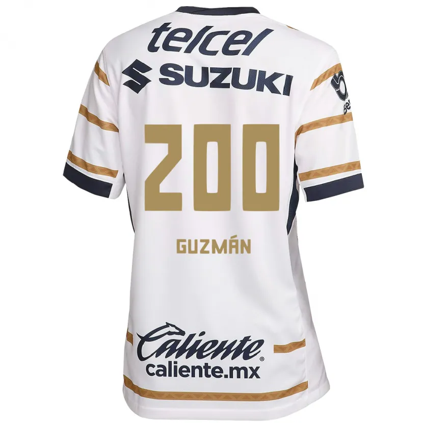 Danxen Dětské Alan Guzmán #200 Bílý Obsidián Domů Hráčské Dresy 2024/25 Dres