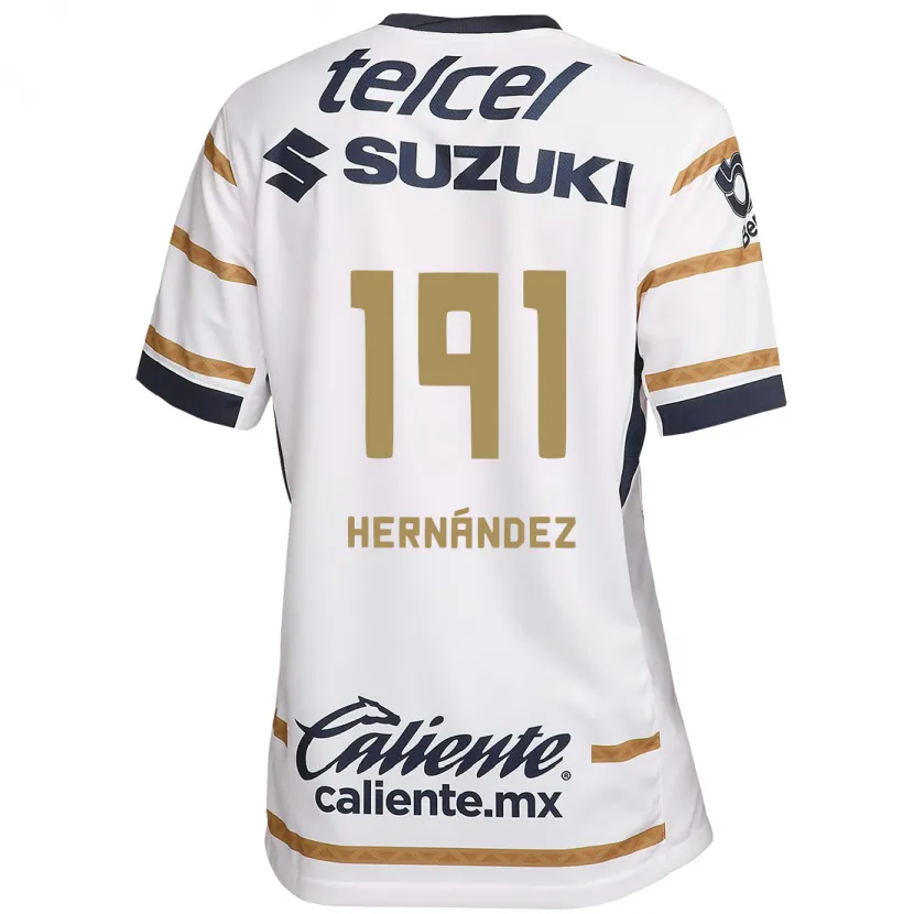 Danxen Dětské Marco Hernández #191 Bílý Obsidián Domů Hráčské Dresy 2024/25 Dres