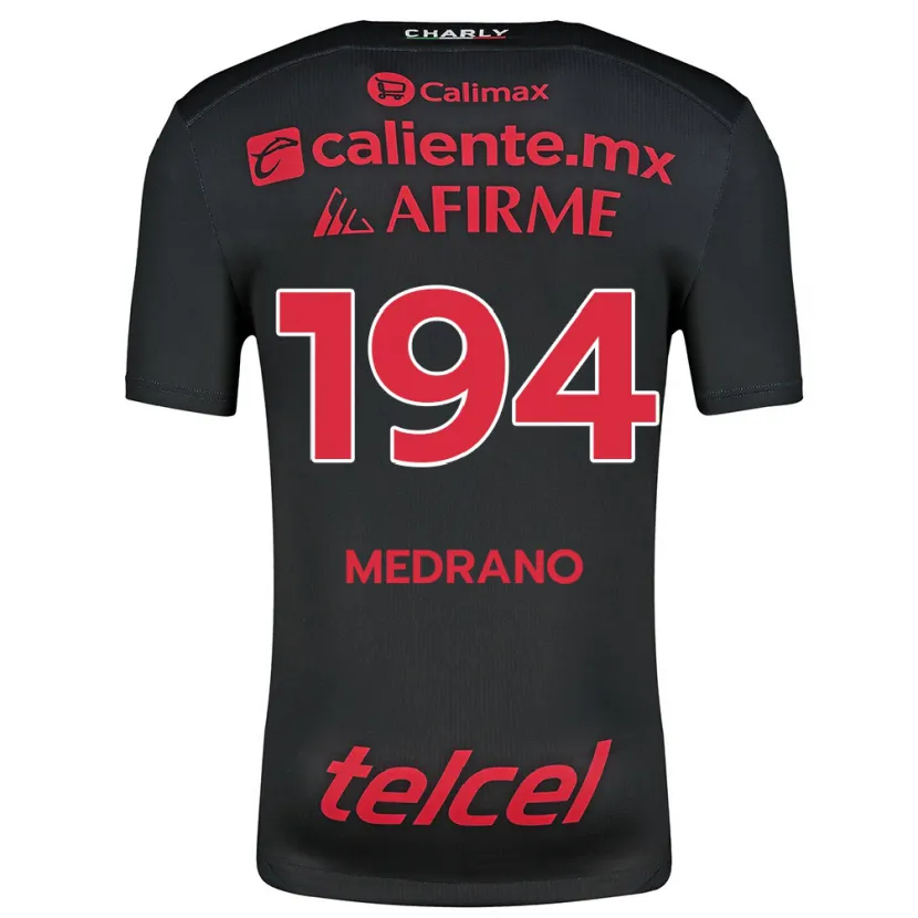 Danxen Dětské Luis Medrano #194 Černá Červená Domů Hráčské Dresy 2024/25 Dres