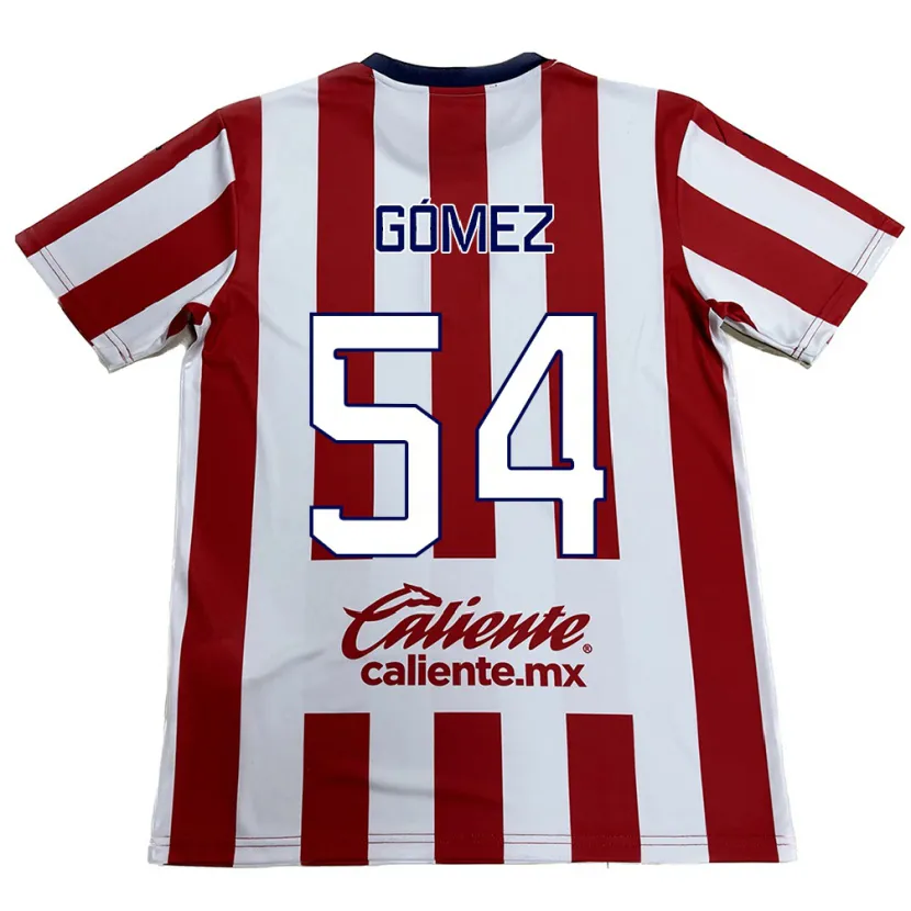 Danxen Dětské Miguel Gómez #54 Červená Bílá Domů Hráčské Dresy 2024/25 Dres