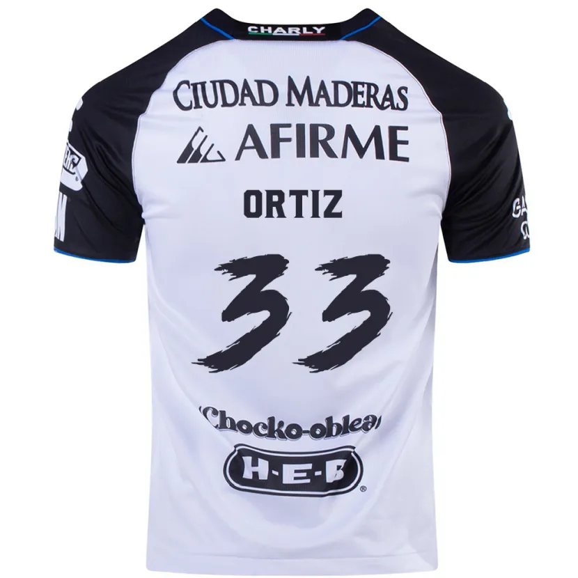 Danxen Dětské Pablo Ortiz #33 Černá Modrá Domů Hráčské Dresy 2024/25 Dres