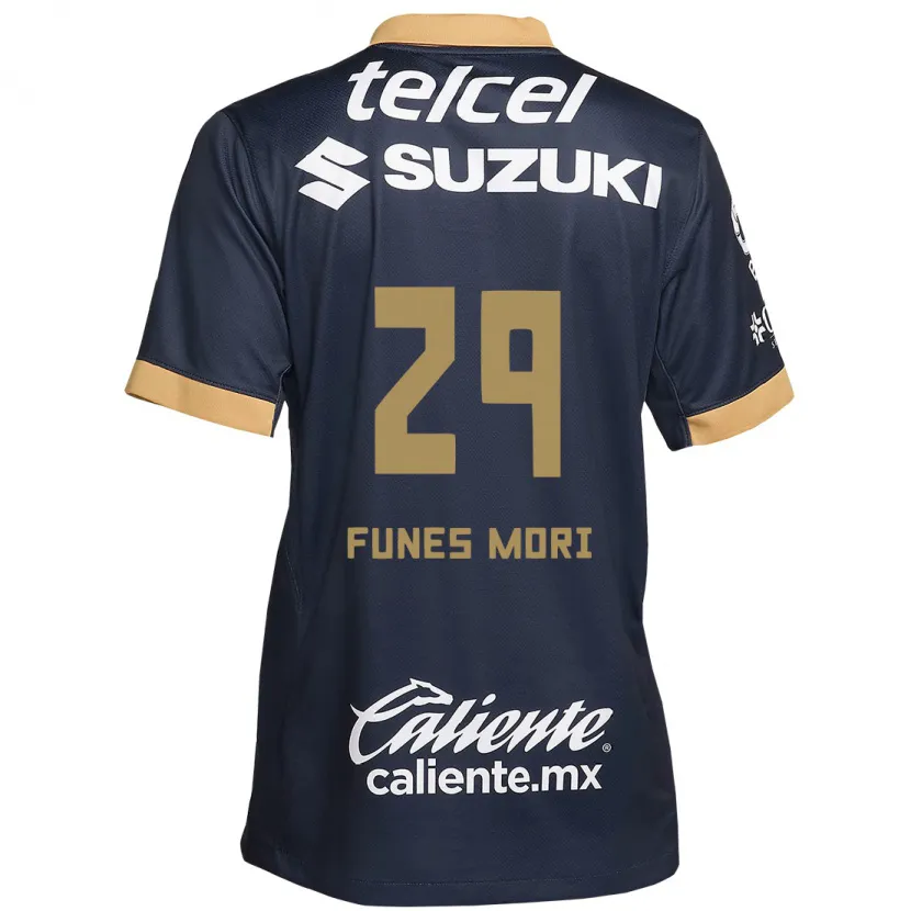 Danxen Dětské Rogelio Funes Mori #29 Obsidián Zlato Bílá Daleko Hráčské Dresy 2024/25 Dres