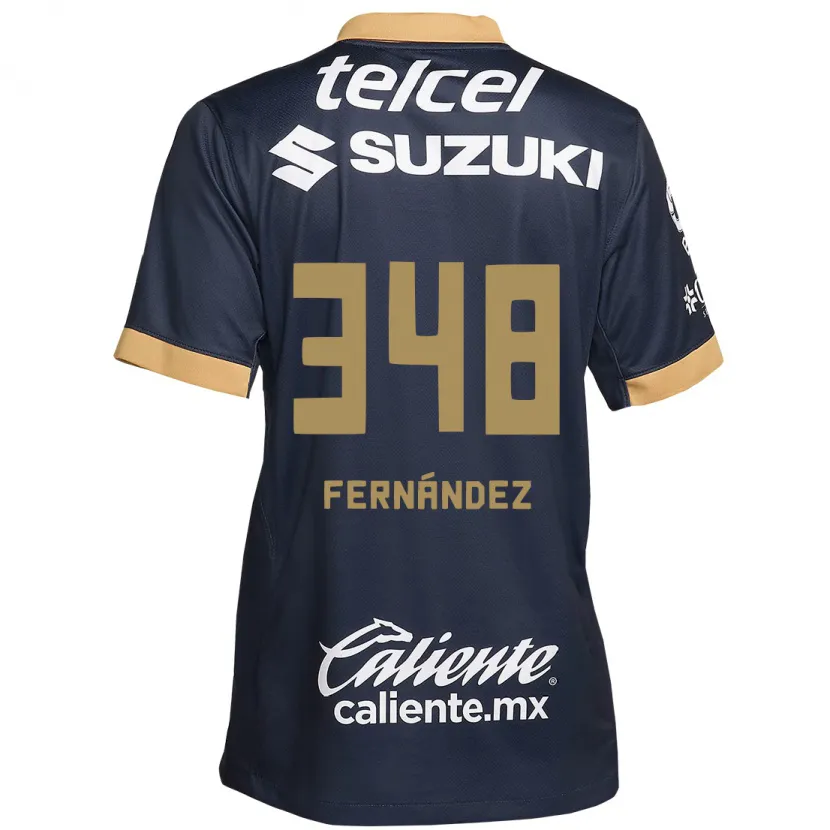 Danxen Dětské Yerik Fernández #348 Obsidián Zlato Bílá Daleko Hráčské Dresy 2024/25 Dres