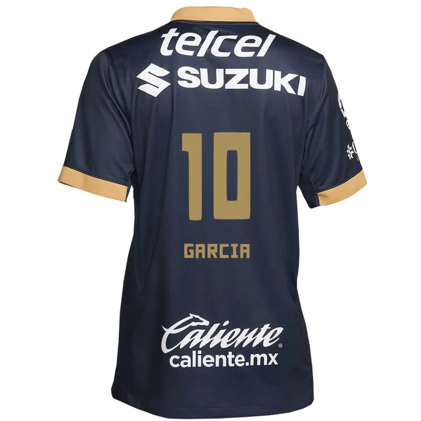 Danxen Dětské Daniela Garcia #10 Obsidián Zlato Bílá Daleko Hráčské Dresy 2024/25 Dres