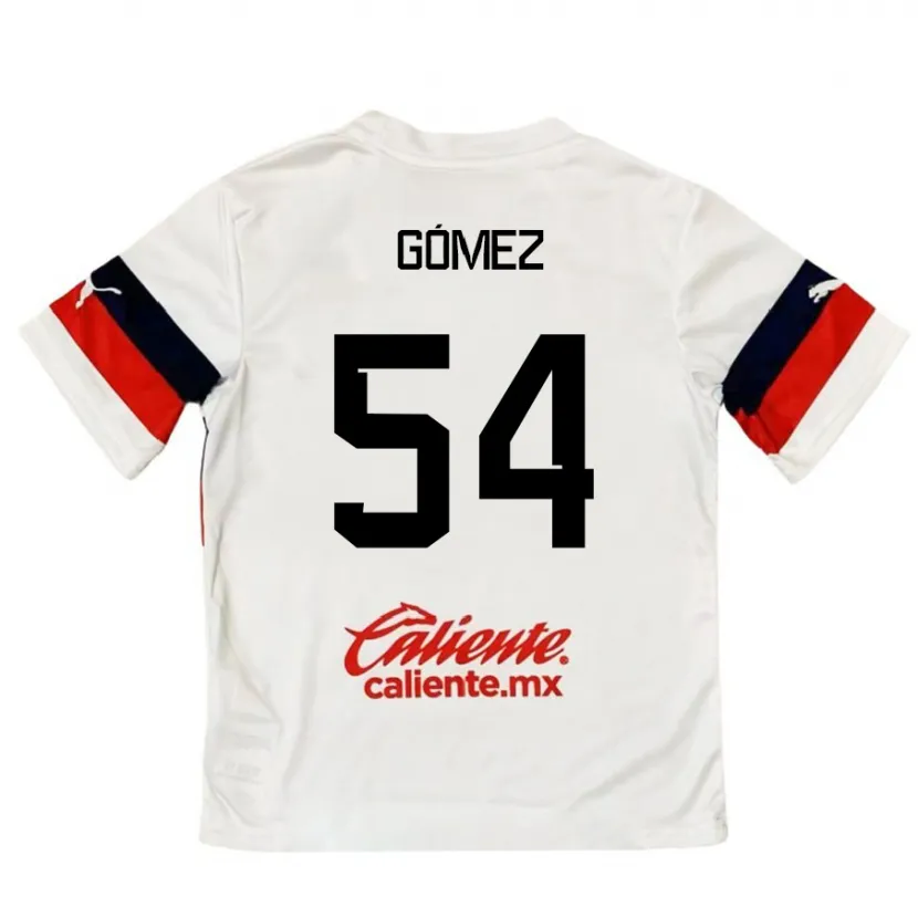 Danxen Dětské Miguel Gómez #54 Bílá Červená Daleko Hráčské Dresy 2024/25 Dres