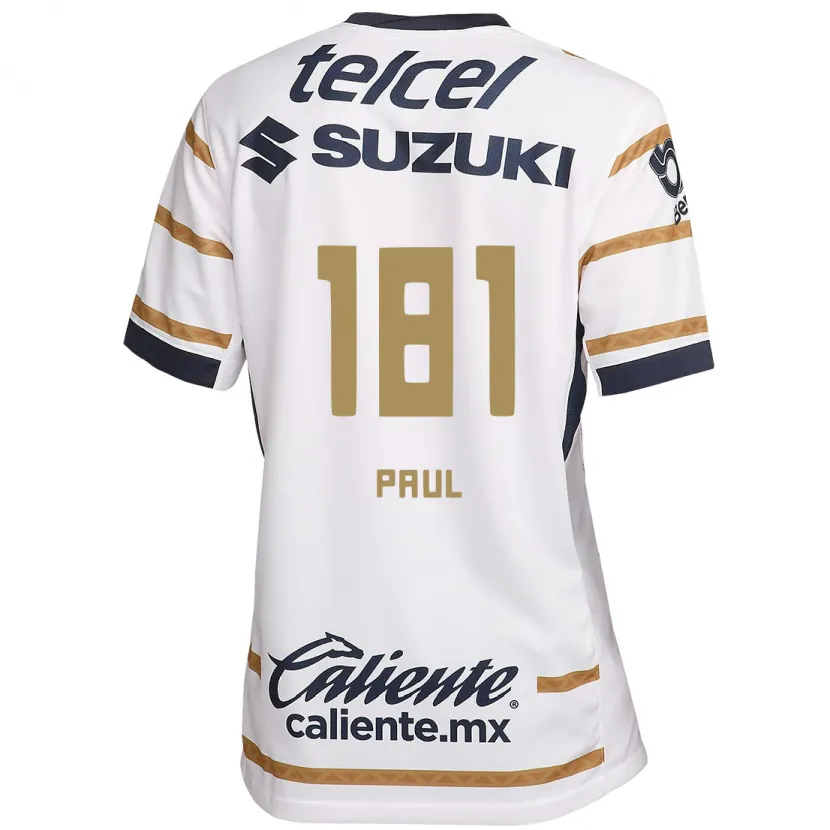 Danxen Pánské Miguel Paul #181 Bílý Obsidián Domů Hráčské Dresy 2024/25 Dres