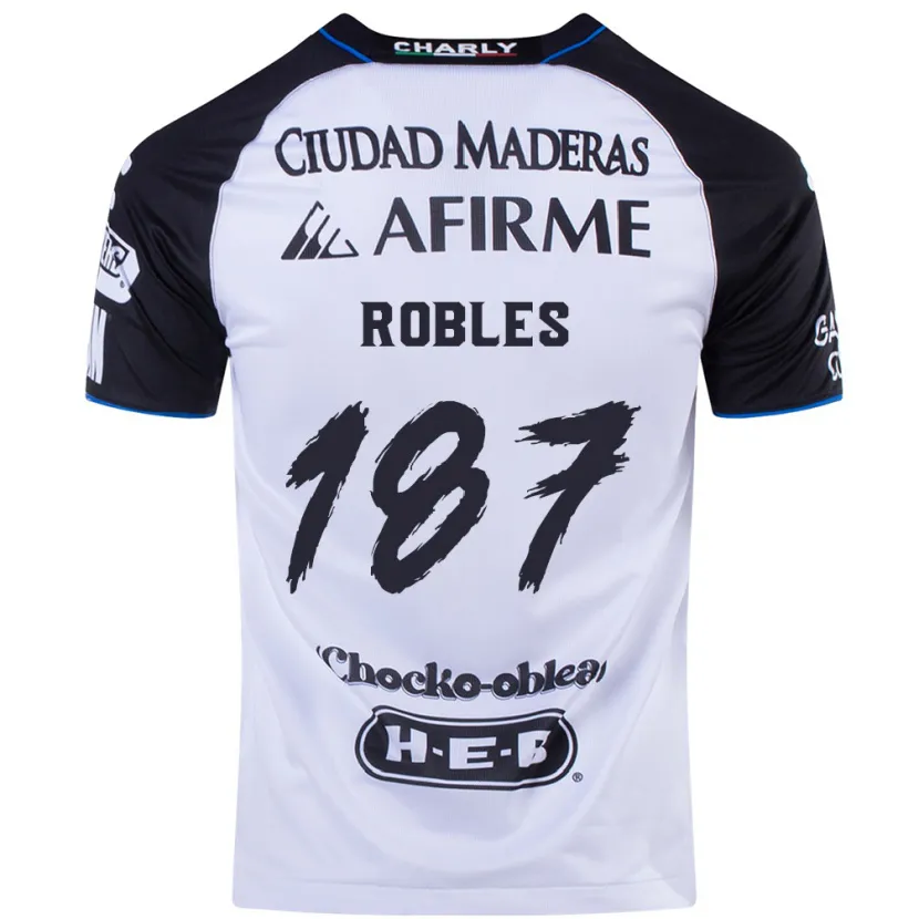 Danxen Pánské Juan Robles #187 Černá Modrá Domů Hráčské Dresy 2024/25 Dres