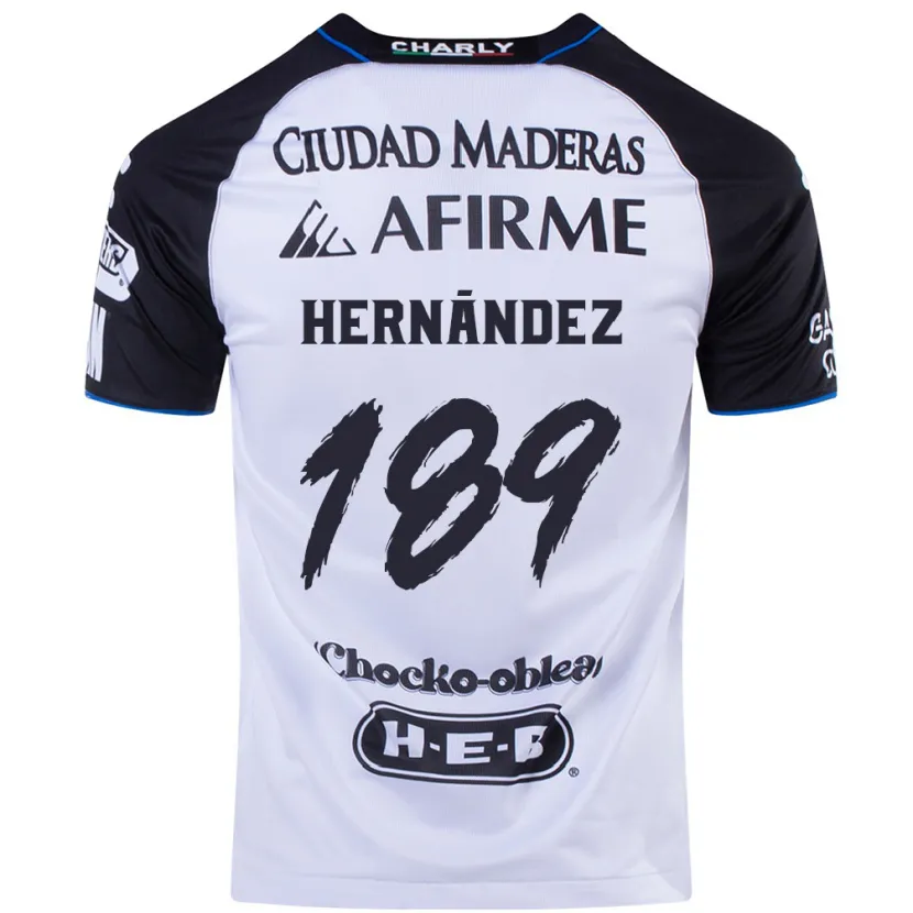 Danxen Pánské Sebastián Hernández #189 Černá Modrá Domů Hráčské Dresy 2024/25 Dres