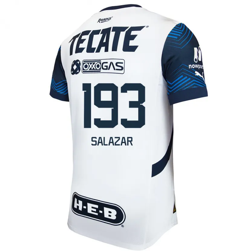 Danxen Pánské Jofran Salazar #193 Bílá Modrá Daleko Hráčské Dresy 2024/25 Dres