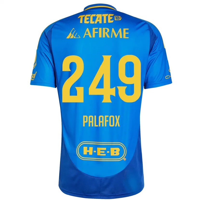 Danxen Dámské José Palafox #249 Modrá Žlutá Daleko Hráčské Dresy 2024/25 Dres