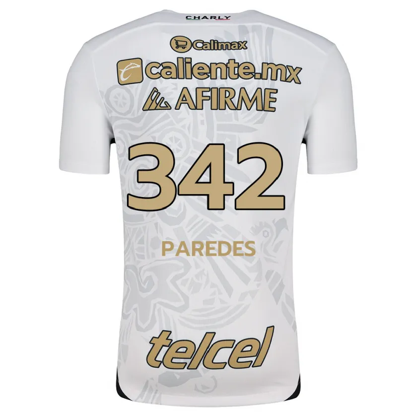 Danxen Dámské Santiago Paredes #342 Bílý Černý Daleko Hráčské Dresy 2024/25 Dres