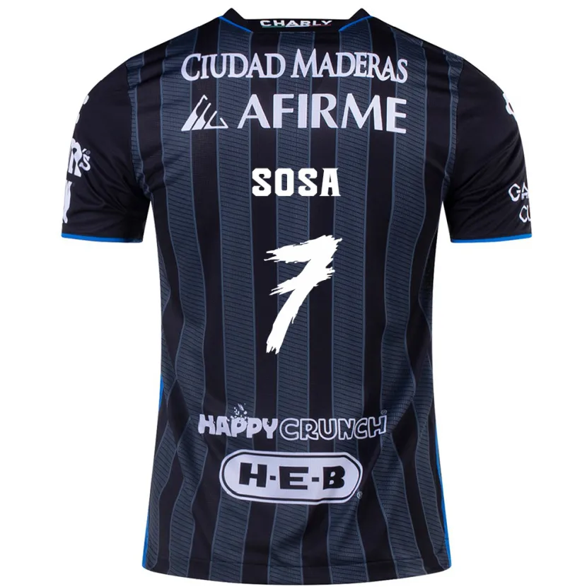 Danxen Dámské Samuel Sosa #7 Bílý Černý Daleko Hráčské Dresy 2024/25 Dres