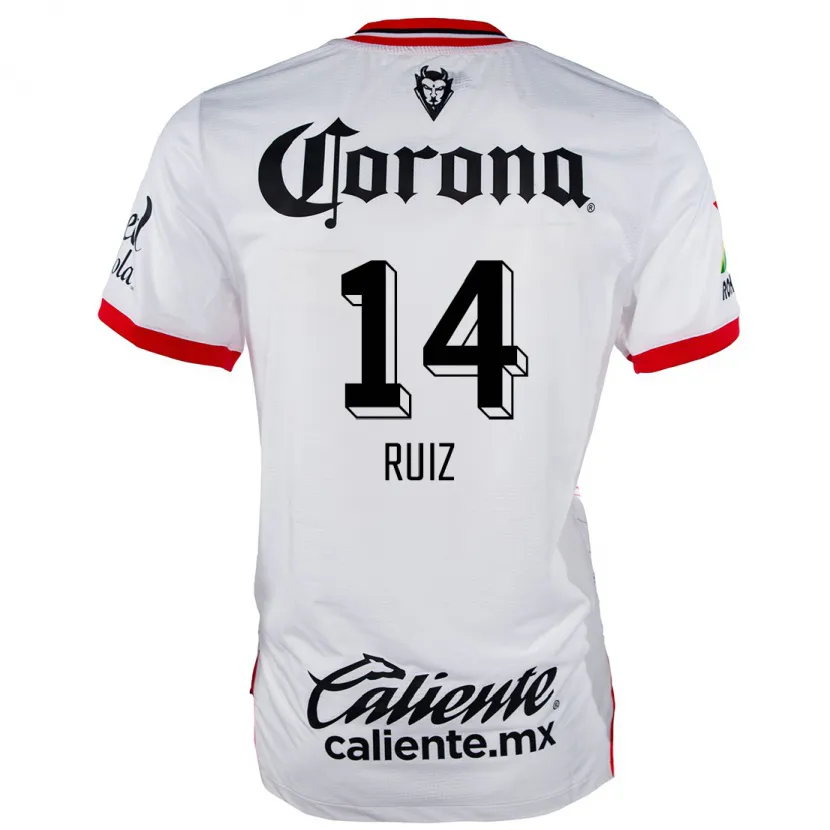 Danxen Dámské Marcel Ruiz #14 Bílá Červená Daleko Hráčské Dresy 2024/25 Dres