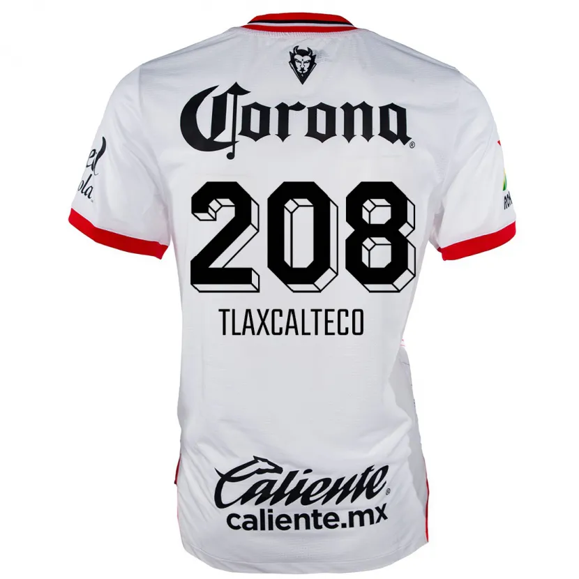 Danxen Dámské Sait Tlaxcalteco #208 Bílá Červená Daleko Hráčské Dresy 2024/25 Dres