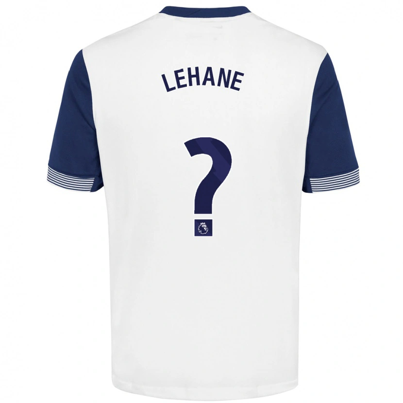Danxen Dětské Ellis Lehane #0 Bílá Modrá Domů Hráčské Dresy 2024/25 Dres