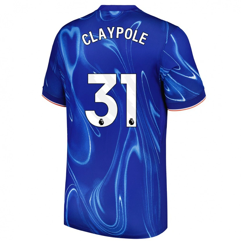 Danxen Dětské Aimee Claypole #31 Modrá Bílá Domů Hráčské Dresy 2024/25 Dres