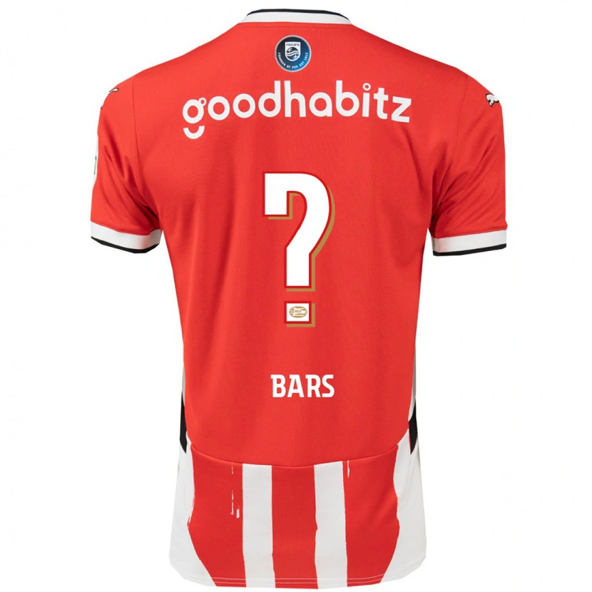 Danxen Dětské Emir Bars #0 Červená Bílá Domů Hráčské Dresy 2024/25 Dres