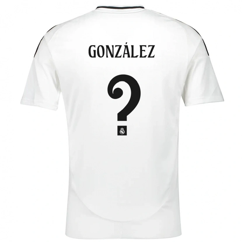 Danxen Dětské Álvaro González #0 Bílý Domů Hráčské Dresy 2024/25 Dres