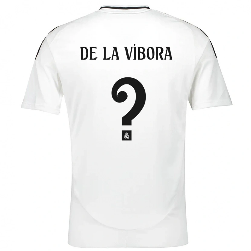 Danxen Dětské David De La Víbora #0 Bílý Domů Hráčské Dresy 2024/25 Dres