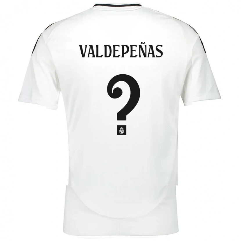 Danxen Dětské Víctor Valdepeñas #0 Bílý Domů Hráčské Dresy 2024/25 Dres