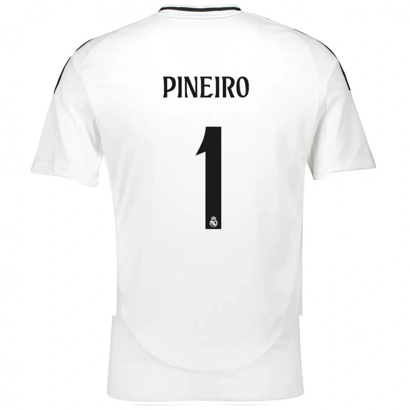Danxen Dětské Diego Piñeiro #1 Bílý Domů Hráčské Dresy 2024/25 Dres