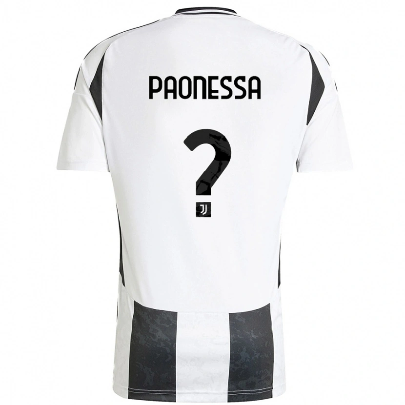Danxen Dětské Riccardo Paonessa #0 Bílá Černá Domů Hráčské Dresy 2024/25 Dres