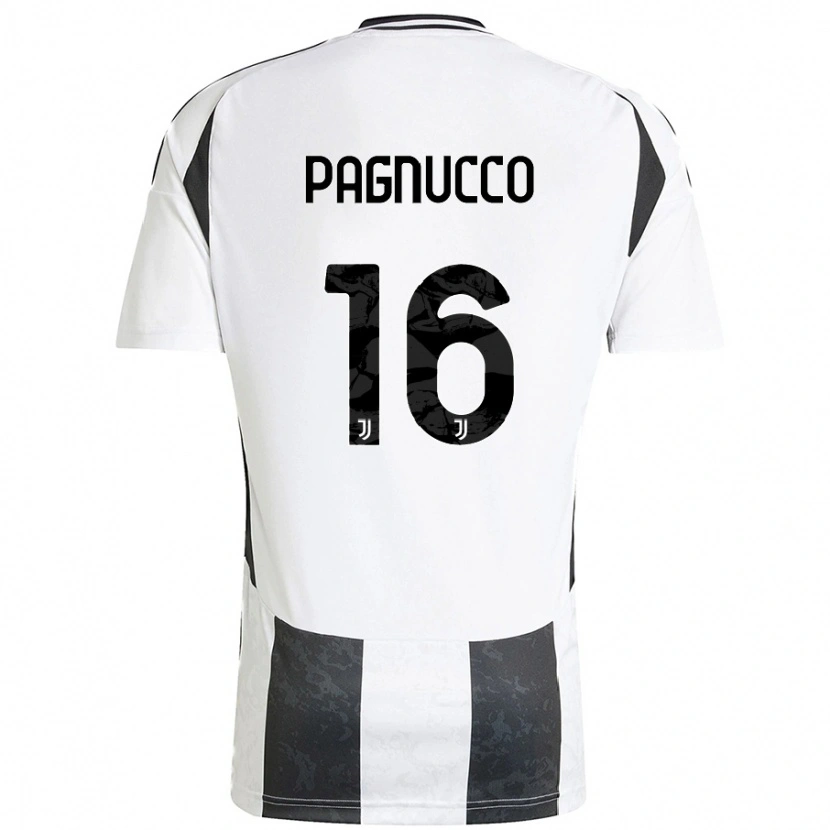 Danxen Dětské Filippo Pagnucco #16 Bílá Černá Domů Hráčské Dresy 2024/25 Dres