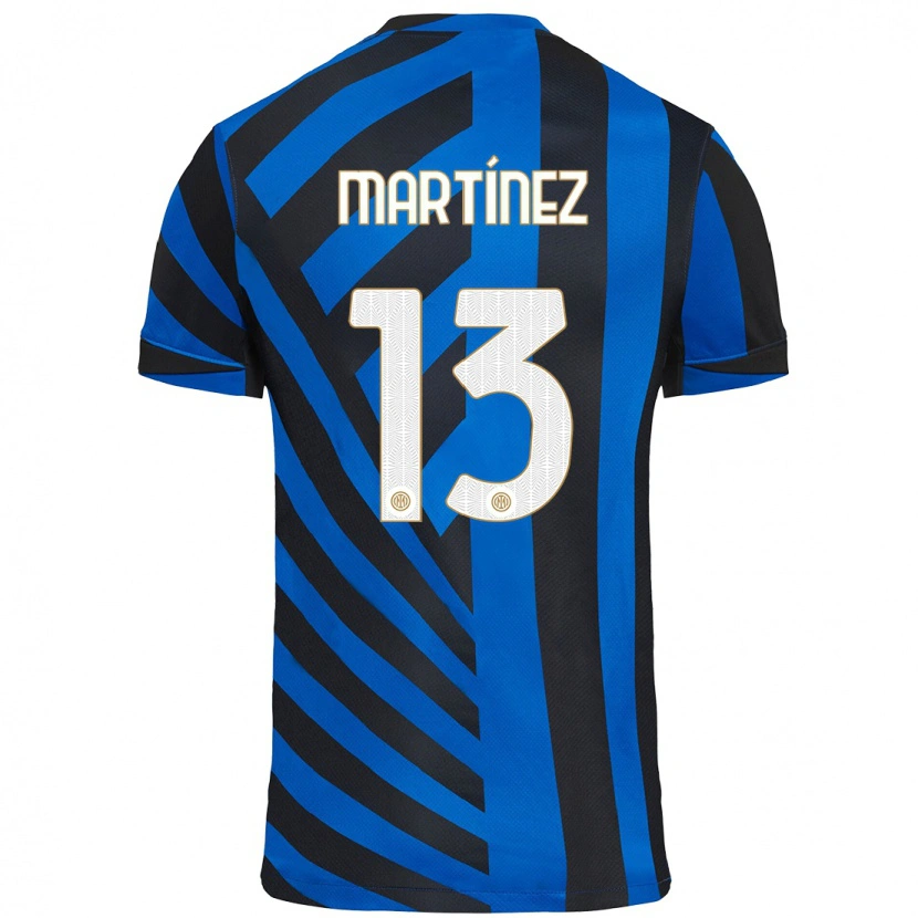 Danxen Dětské Josep Martínez #13 Modrá Černá Domů Hráčské Dresy 2024/25 Dres