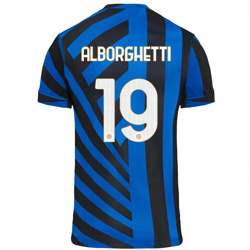 Danxen Dětské Lisa Alborghetti #19 Modrá Černá Domů Hráčské Dresy 2024/25 Dres