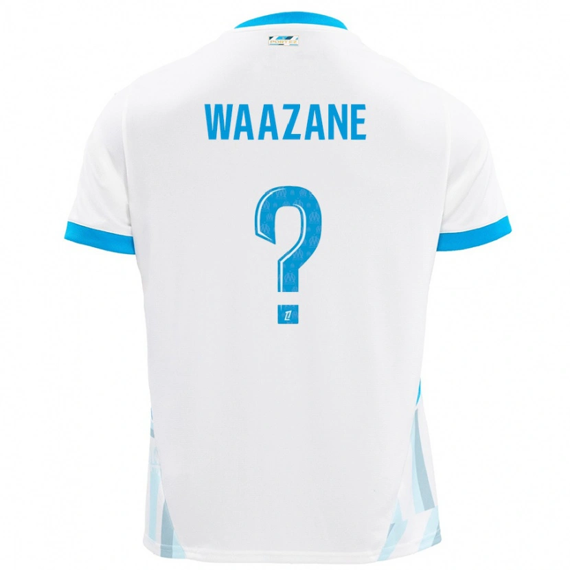 Danxen Dětské Jassim Waazane #0 Bílá Nebesky Modrá Domů Hráčské Dresy 2024/25 Dres