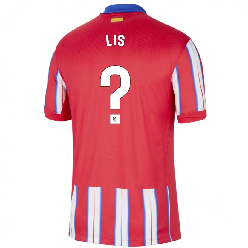Danxen Dětské Adrian Lis #0 Červená Bílá Modrá Domů Hráčské Dresy 2024/25 Dres