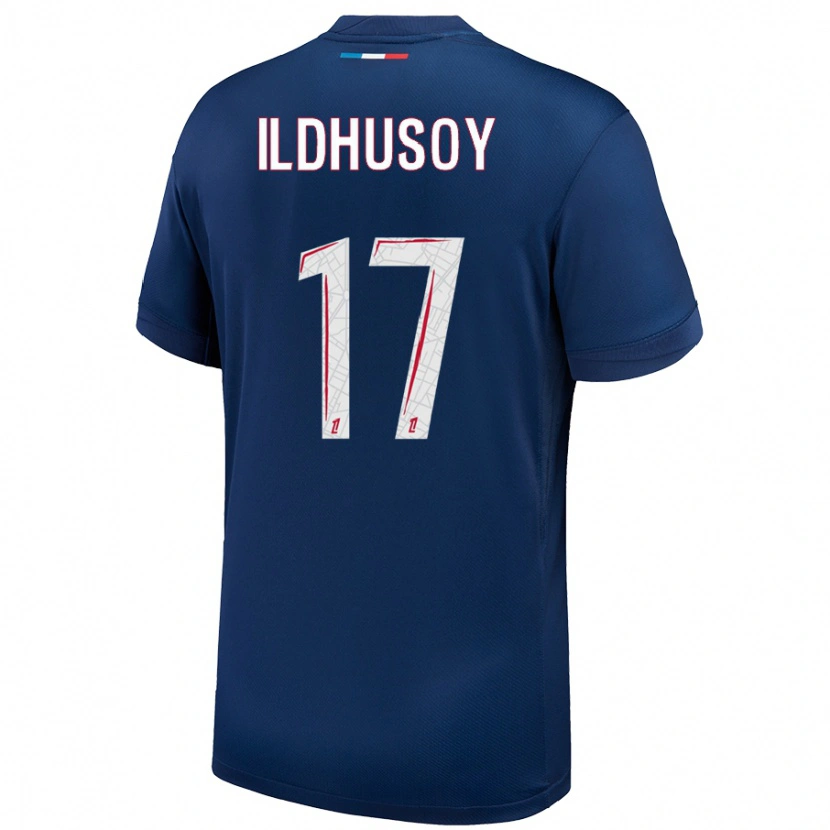 Danxen Dětské Celin Bizet Ildhusoy #17 Námořnická Modrá Bílá Domů Hráčské Dresy 2024/25 Dres