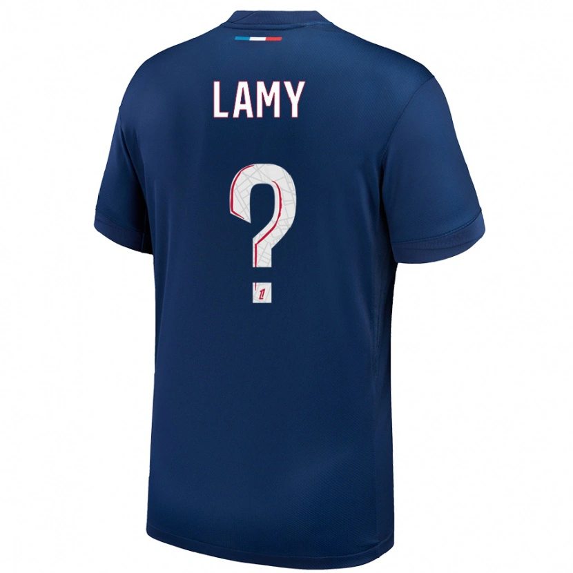 Danxen Dětské Hugo Lamy #0 Námořnická Modrá Bílá Domů Hráčské Dresy 2024/25 Dres