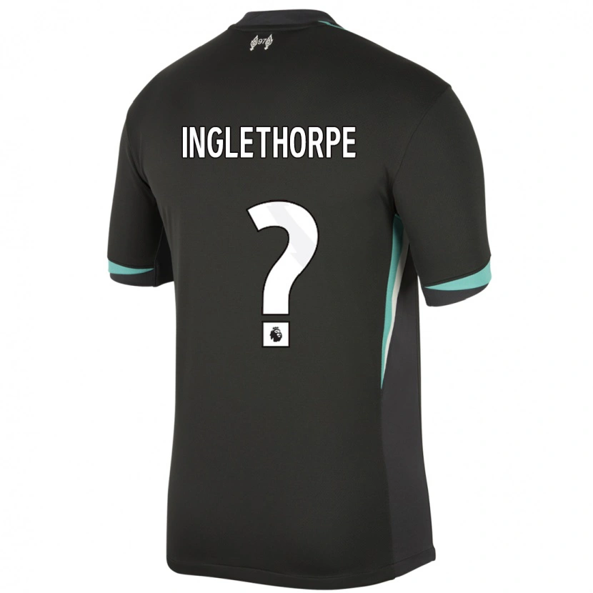 Danxen Dětské Finn Inglethorpe #0 Černá Antracitově Bílá Daleko Hráčské Dresy 2024/25 Dres
