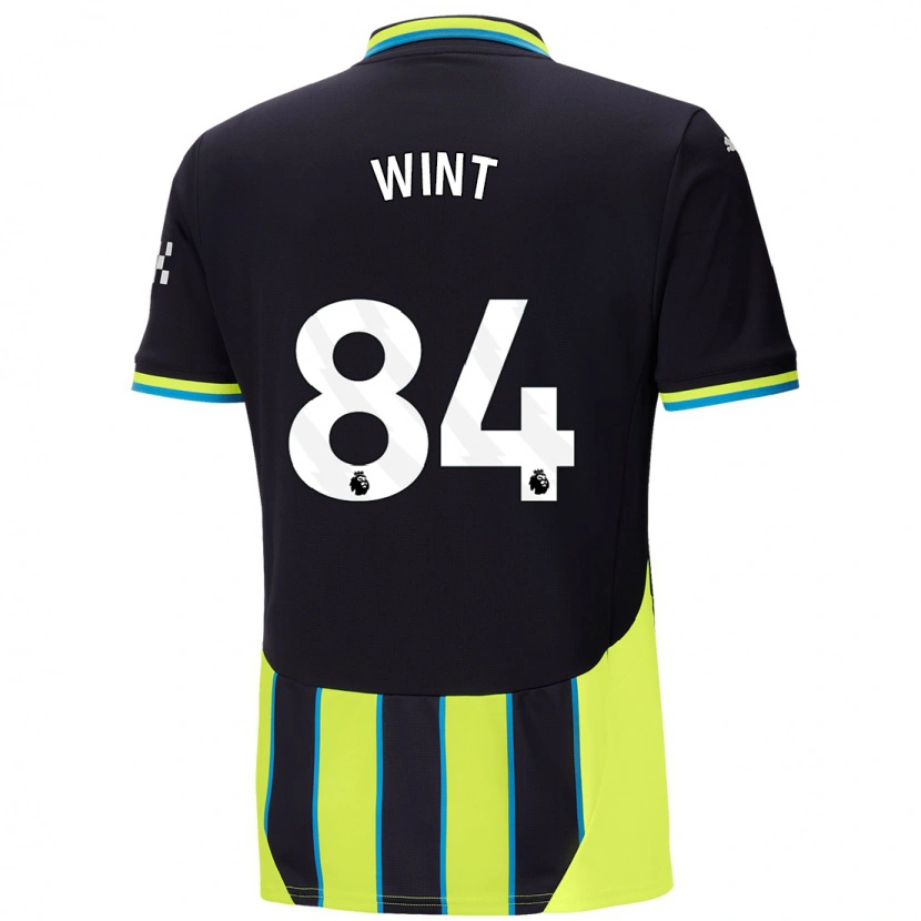 Danxen Dětské Jack Wint #84 Modrá Žlutá Daleko Hráčské Dresy 2024/25 Dres