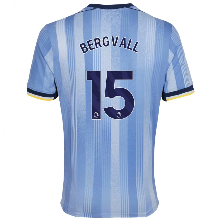 Danxen Dětské Lucas Bergvall #15 Světle Modrá Daleko Hráčské Dresy 2024/25 Dres