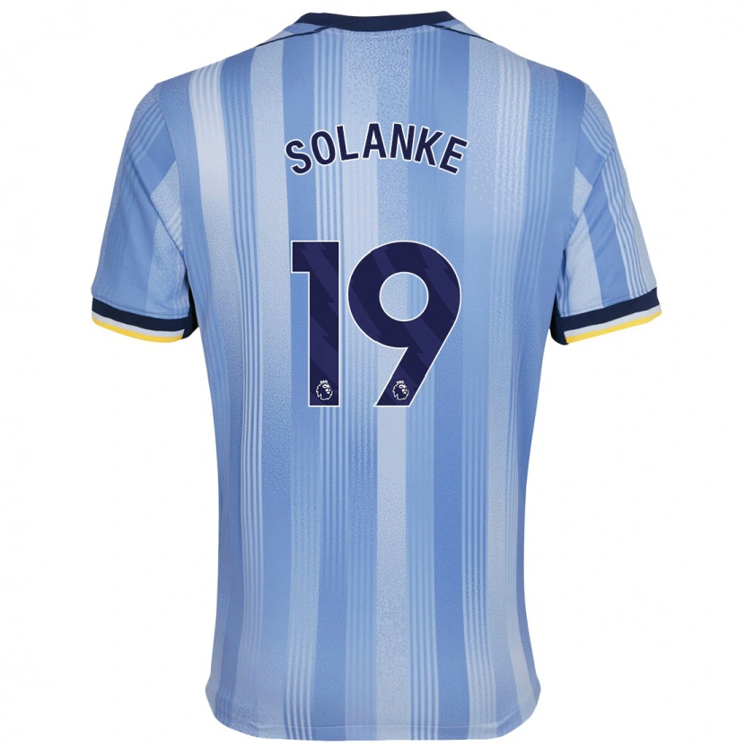 Danxen Dětské Dominic Solanke #19 Světle Modrá Daleko Hráčské Dresy 2024/25 Dres