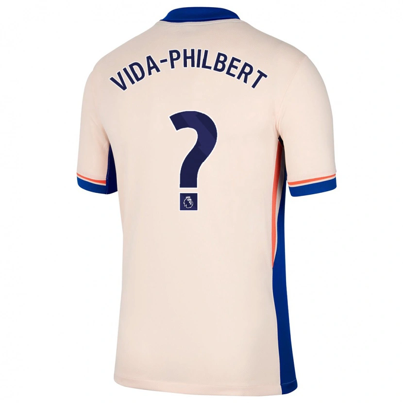 Danxen Dětské Joel Vida-Philbert #0 Světle Béžová Daleko Hráčské Dresy 2024/25 Dres