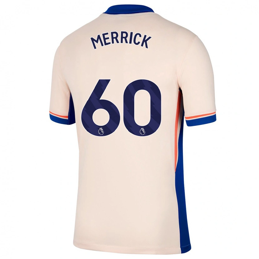 Danxen Dětské Max Merrick #60 Světle Béžová Daleko Hráčské Dresy 2024/25 Dres