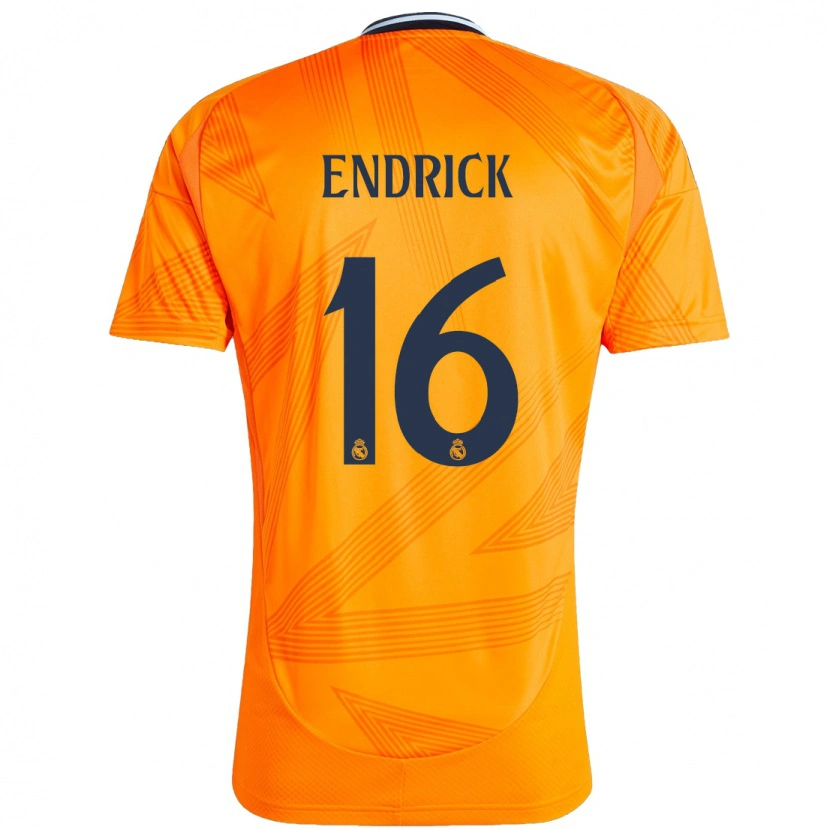 Danxen Dětské Endrick #16 Pomerančový Daleko Hráčské Dresy 2024/25 Dres