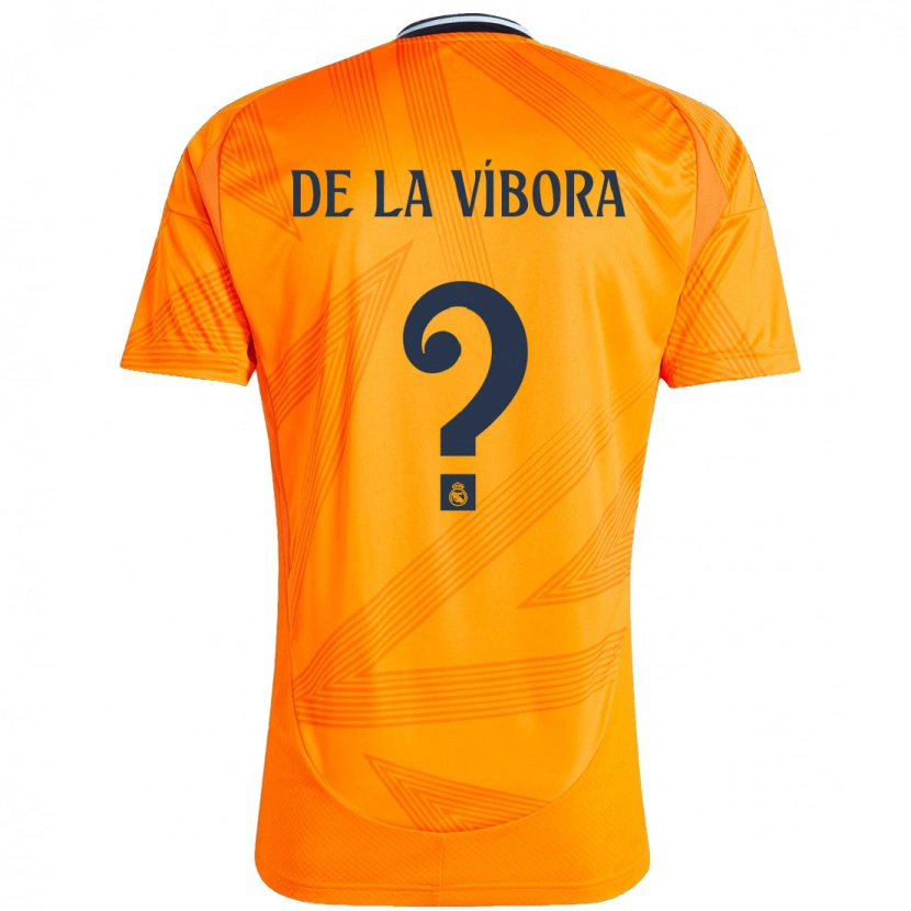 Danxen Dětské David De La Víbora #0 Pomerančový Daleko Hráčské Dresy 2024/25 Dres