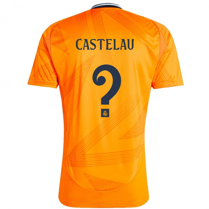 Danxen Dětské Alber Castelau #0 Pomerančový Daleko Hráčské Dresy 2024/25 Dres