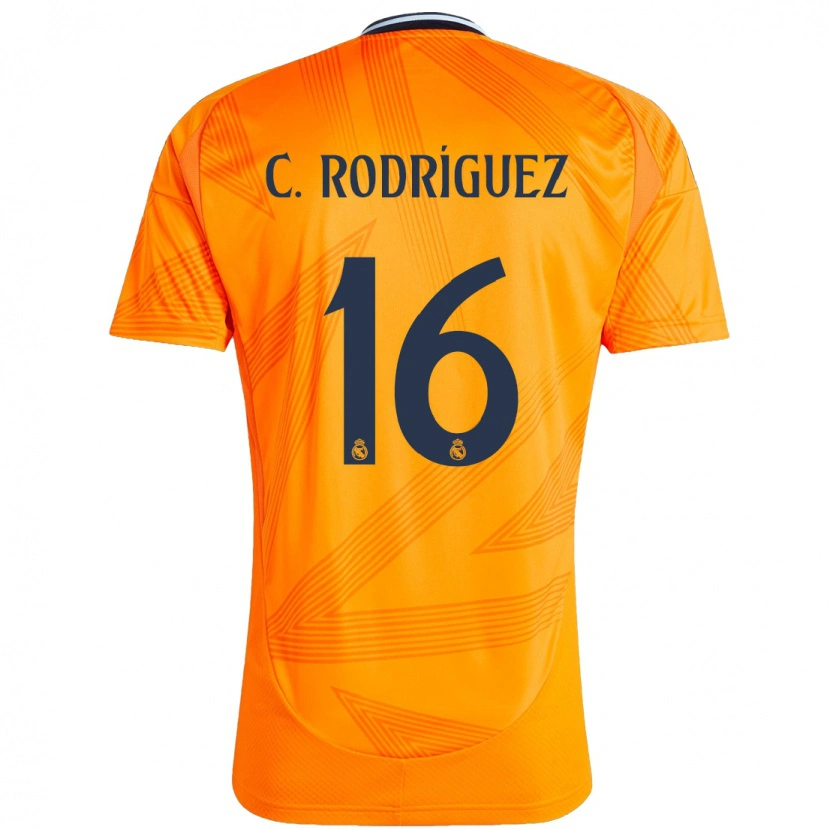 Danxen Dětské Carlos Rodríguez #16 Pomerančový Daleko Hráčské Dresy 2024/25 Dres