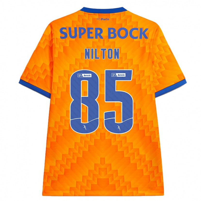 Danxen Dětské Nilton #85 Pomerančový Daleko Hráčské Dresy 2024/25 Dres