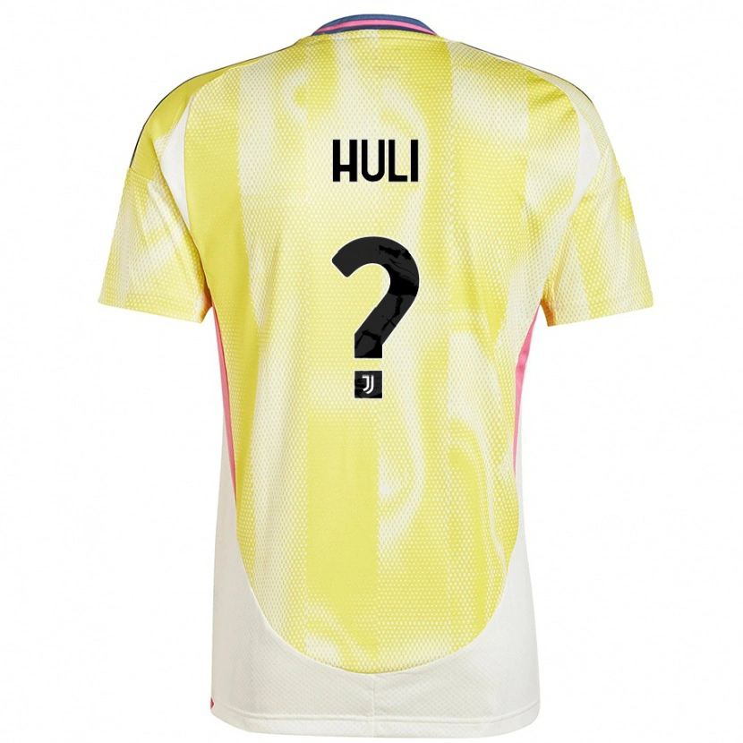 Danxen Dětské Raffaele Huli #0 Solární Žlutá Daleko Hráčské Dresy 2024/25 Dres