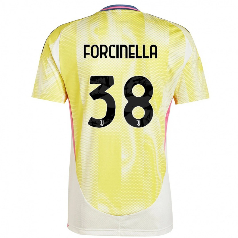 Danxen Dětské Camilla Forcinella #38 Solární Žlutá Daleko Hráčské Dresy 2024/25 Dres