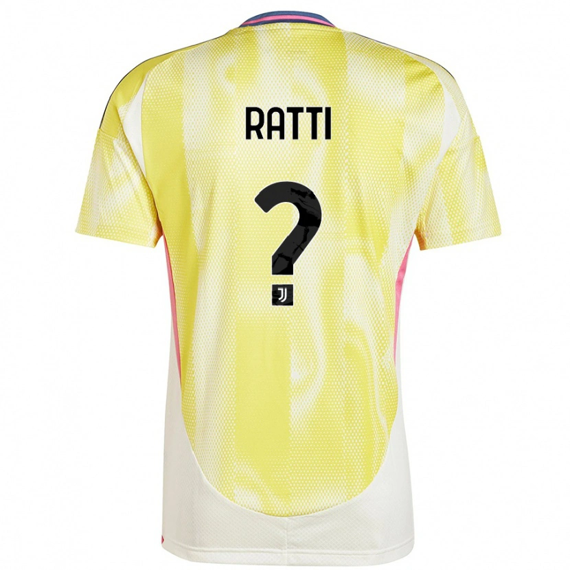 Danxen Dětské Leonardo Ratti #0 Solární Žlutá Daleko Hráčské Dresy 2024/25 Dres