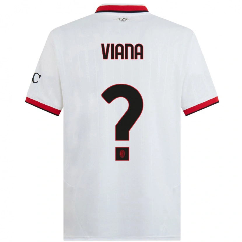 Danxen Dětské Viana Seedorf #0 Bílá Černá Červená Daleko Hráčské Dresy 2024/25 Dres